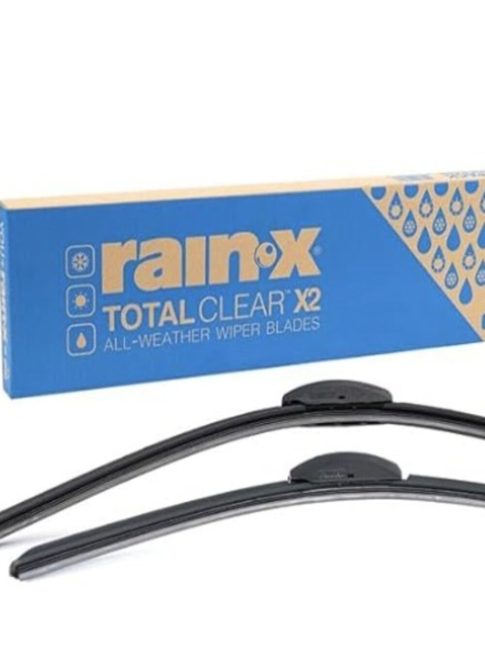 NWOT - Rain-X 810333 Total Clear Beam Wiper Blades 24" & 20" Windshield Wipers